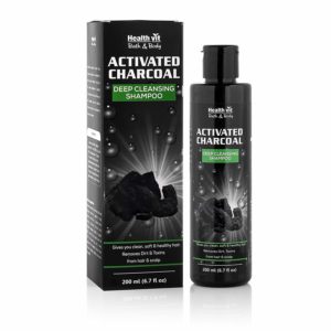 Healthvit Activated Charcoal Deep Cleansing Shampoo, 200ml 
