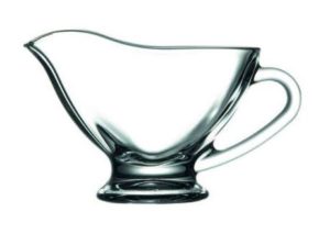 Pasabahce Basic Glass Sauce Boat, Clear