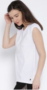 Pepe Jeans White Printed Top