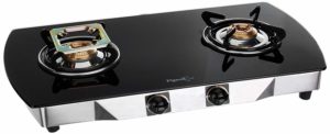 Pigeon by Stovekraft Blackline Oval SS Gas Stove, 2 Burner