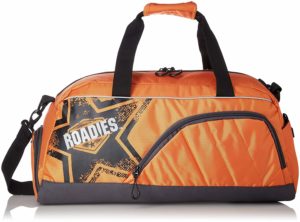 Roadies By The Vertical Iron Polyester 55 cms Grey Travel Duffle