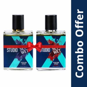 Set Wet Studio X Edge and Impact Perfume Spray For Men, 49ml (Pack of 2)