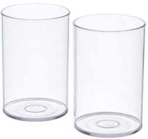 Signoraware Crystal Clear Glass Set, 280ml, Set of 2, Clear
