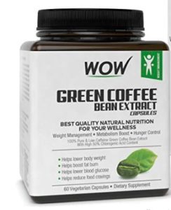 Wow Green Coffee Bean Extract Capsules - 60 Count