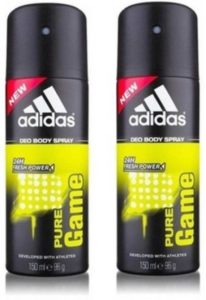 ADIDAS pure game Deodorant Spray - For Men (300 ml, Pack of 2)