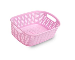 All Time Plastics Rattan Plastic Shelf Basket