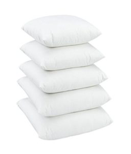 Amazon - Aricca Microfiber Cushion Filler (16x16-inches, White) - Set of 5 at Rs.339