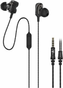 Ant Audio Dual Driver W59 in-Ear Wired Headset with Mic (Black)