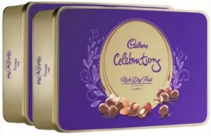 Cadbury Celebration Rich Dry Fruit Chocolate Gift Pack, 177 gm - Pack of 2 Bars (Pack of 2, 177 g)