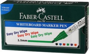 Faber-Castell Whiteboard Marker Green Box (Set of 10, Green)