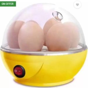 IKITZ Multifunctional Electric Steam Boiler MULTICOLOR Egg Cooker (7 Eggs)