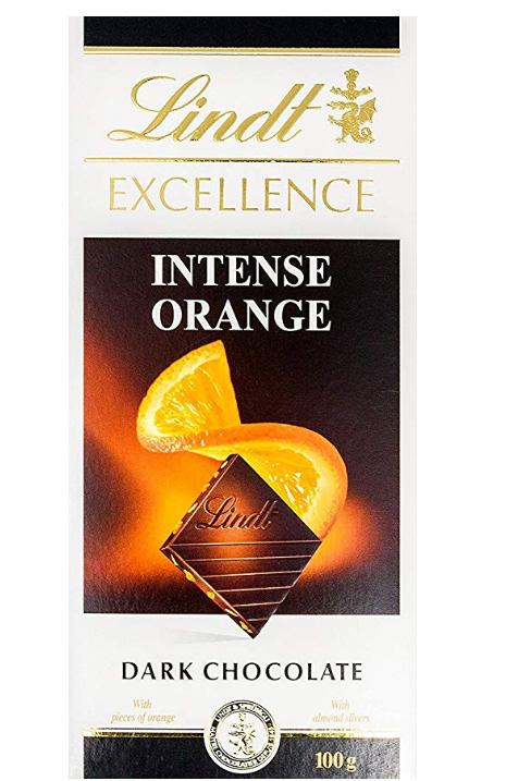 Lindt Excellence Orange Intense Chocolate