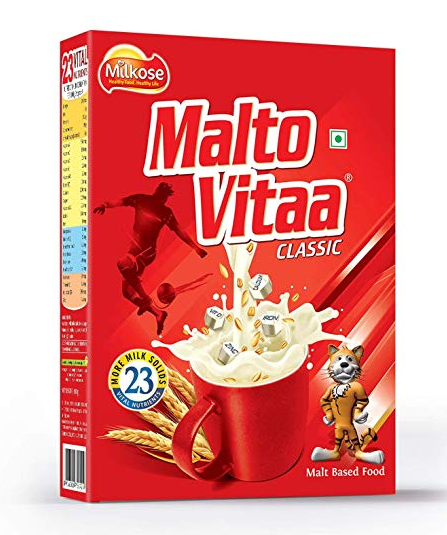Malto Vitaa Kids Health Drink-500g Refill Pack (Classic)