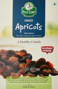 Potters Apricots, 250g