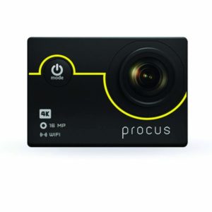 Procus Rush 2.0 16MP 4K HD Action Camera Waterproof with Wi-Fi Basic Pack (Black)