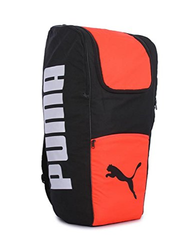 Puma 22 Ltrs Black Fiery Coral Laptop Backpack (7537801) 
