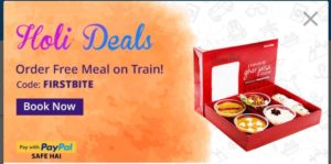 Railyatri- Get Free Food worth Rs. 300 On Train 