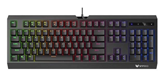 Rapoo V52S Backlit Gaming Keyboard (Black) 