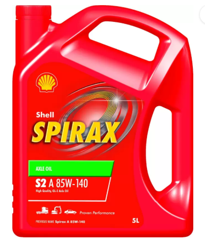 Shell Spirax S2 A 85W-140 Gear Oil  (5 L)