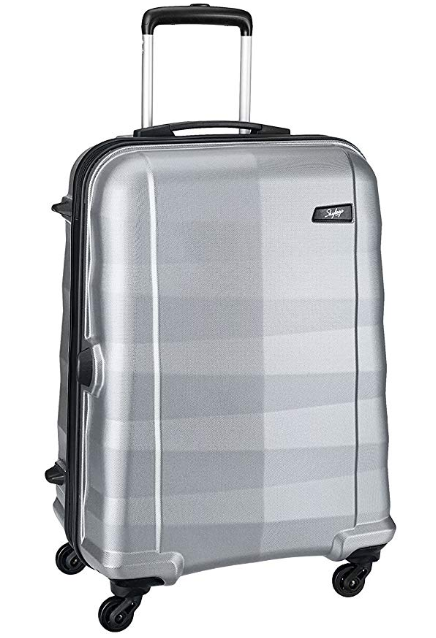 Skybags Auckland Polycarbonate 65.8 cms Silver Hardsided Suitcase