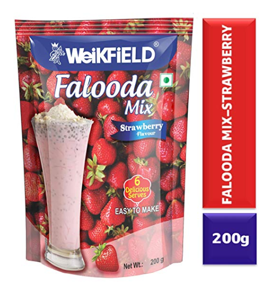 Weikfield Strawberry Falooda