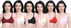 Women Full Coverage Non Padded Bra (Multicolor)