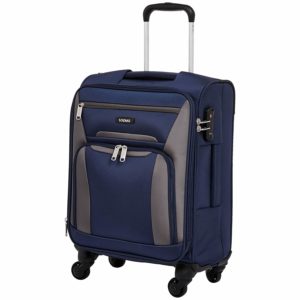 Amazon Brand - Solimo 56.5 cms Softsided Suitcase with Wheels