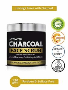 Barber's Club Activated Charcoal Face Scrub - 130 g