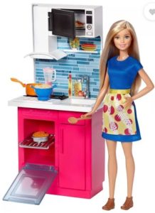 Barbie Kitchen Doll  (Multicolor)