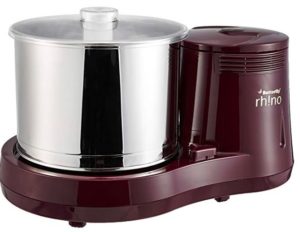 Butterfly Rhino 2-Litre Table Top Wet Grinder (Cherry)
