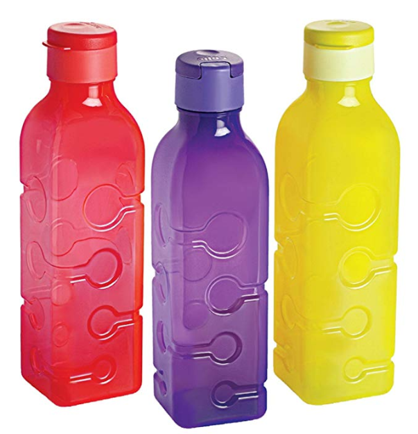 Cello Tango Polypropylene Bottle Set, 600ml, Set of 3