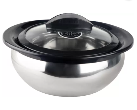 Cello Tuff Steel Hot Lock 1000 ml Thermoware Casserole  (1 L)