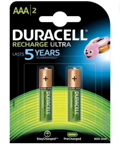 Duracell Ultra A A A - 2 Pcs - 900 mAh Battery  (Pack of 2)