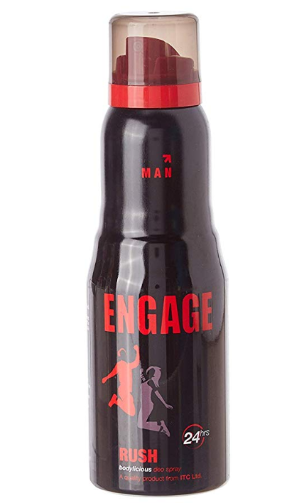 Engage Man Deodorant, Rush, 150ml