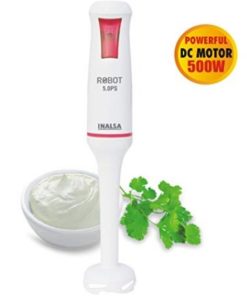 Inalsa Robot 5.0 PS 500-Watt Hand Blender (White/Green)