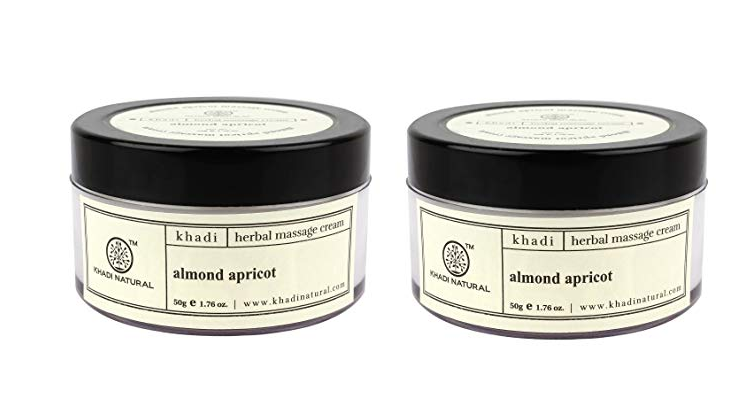 Khadi Natural Almond and Apricot Herbal Massage Cream