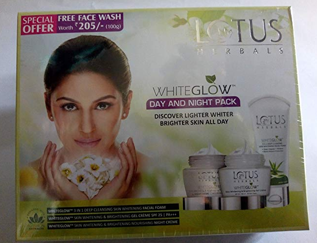 Lotus Herbals White Glow Day And Night Pack, 100g