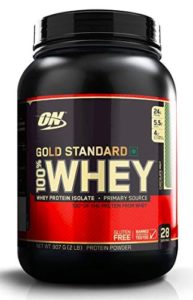 Optimum Nutrition (ON) Gold Standard 100% Whey Protein Powder - 2 lbs, 907 g (Chocolate Mint)
