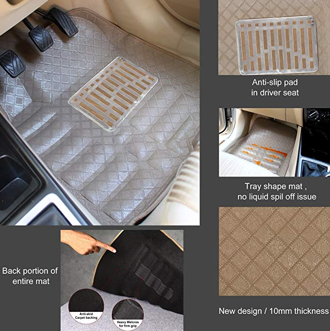 Oshotto Premium Quality Car Tray Mat for Hyundai I-20 Elite