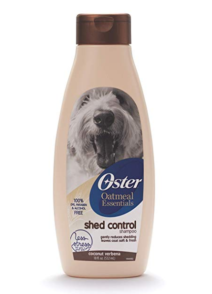 Oster 078590-135 Oatmeal Naturals Shed Control Shampoo 18-Ounce