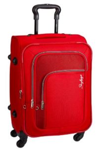 Skybags Footloose Levin Polyester 68 cms Red Softsided Suitcase