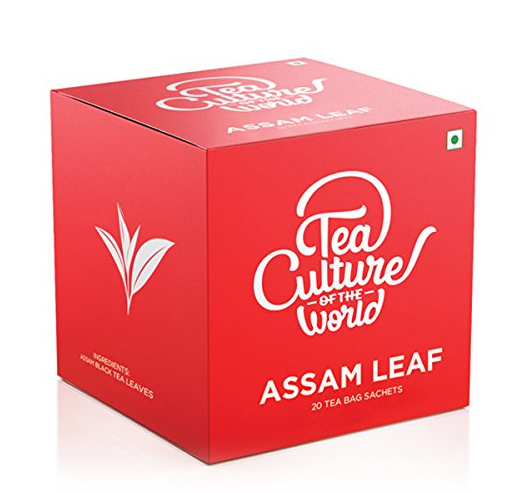 Tea Culture of The World Assam Leaf Tea - Black Tea - 20 Tea Bags 