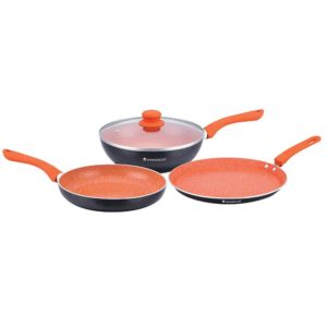 Amazon Steal- Buy Wonderchef Sakura Aluminium Induction Base Cookware Set