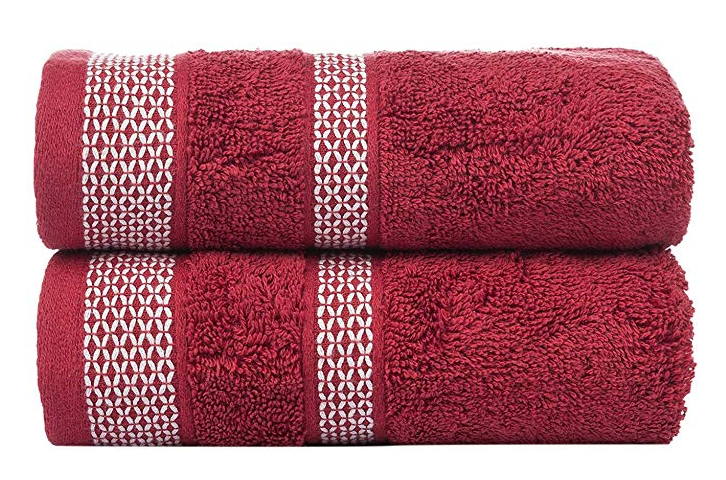 Casa Copenhagen Solitaire 2 Piece 600 GSM Cotton Towel Set