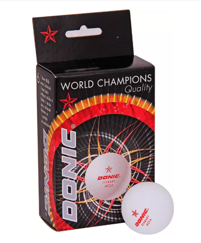 Donic donic-1 Table Tennis Ball  (Pack of 18, White)