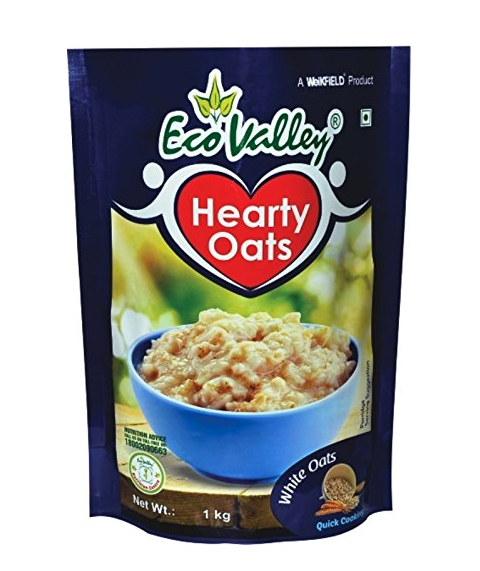 Eco Valley Hearty White Oats, 1kg