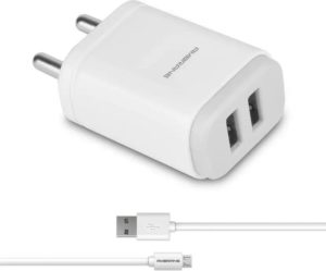 Flipkart- Buy Ambrane AWC-22 2.1A Dual Port Fast Charger 