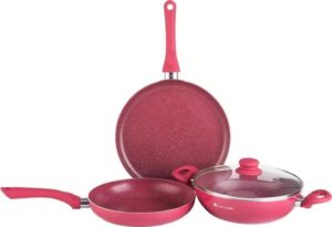 Flipkart- Buy Wonderchef Romano Set Induction Bottom Cookware Set 