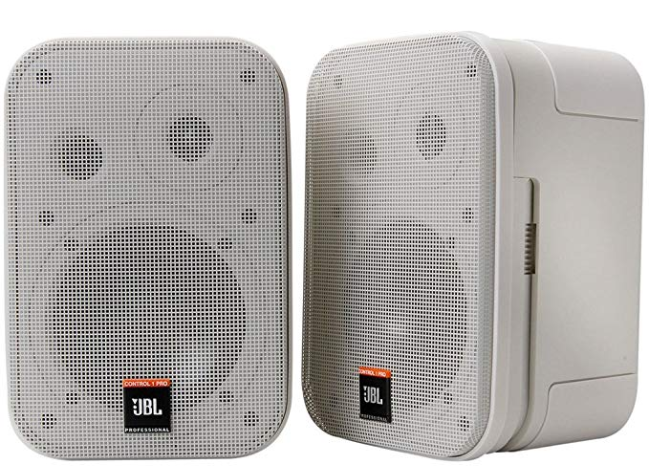 JBL C1PRO-WH 2-Way Professional Compact Loudspeaker (White)