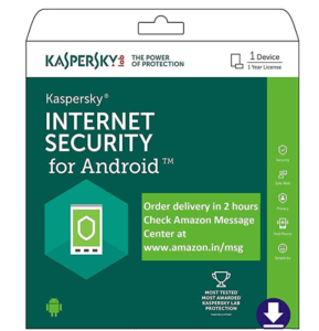 Kaspersky Internet Security for Android Latest Version- 1 Device, 1 Year 